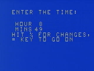 Goldfish Demo (MLM) Enter Clock Time